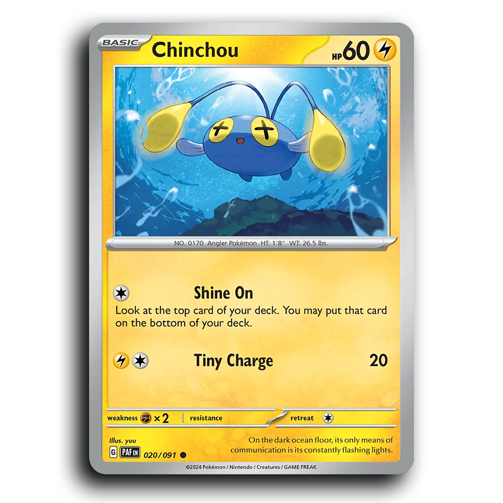 Chinchou (020/091) [Paldean Fates]