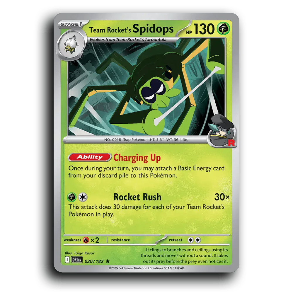 Team Rocket's Spidops - 020/182 [Destined Rivals]