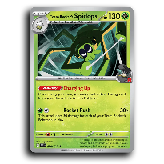 Team Rocket's Spidops - 020/182 [Destined Rivals]