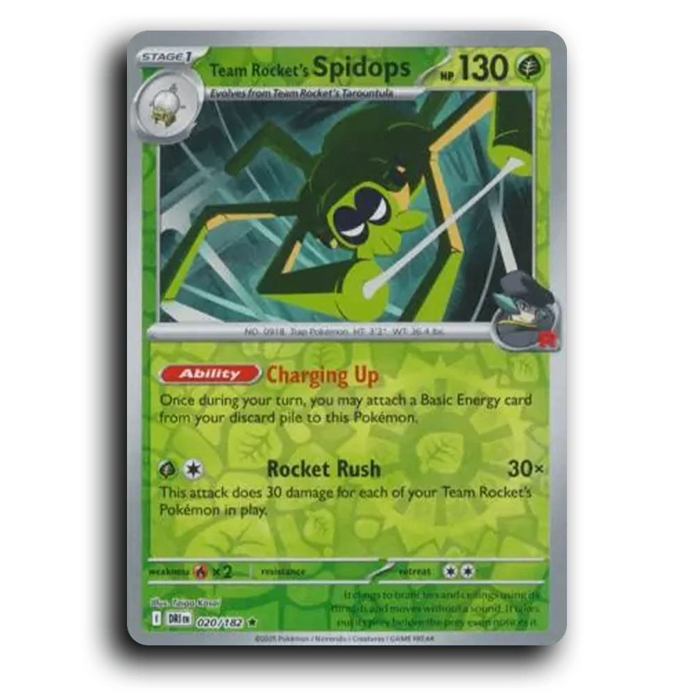 Team Rocket's Spidops (020/182) [Destined Rivals]