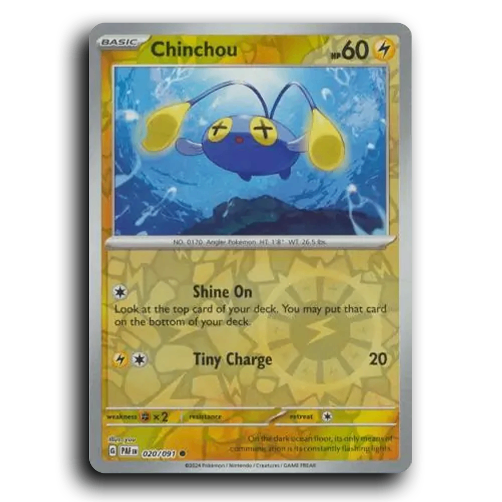 Chinchou (020/091) [Paldean Fates]