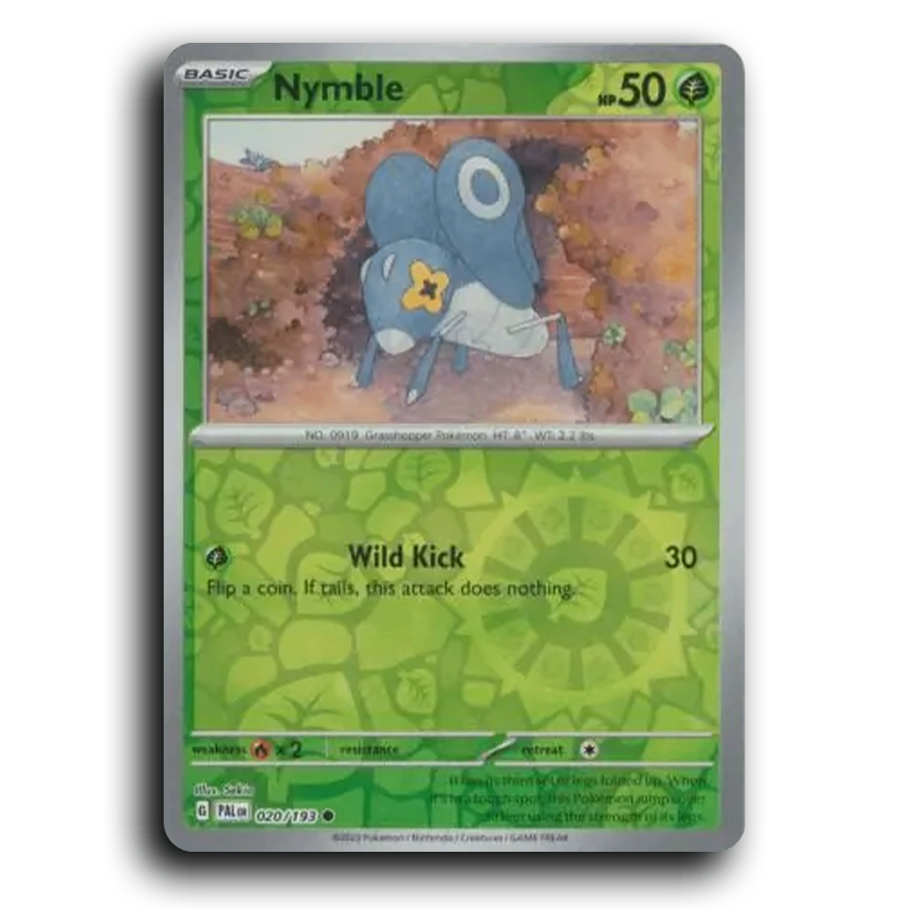 Nymble (020/193) [Paldea Evolved] Common Pokemon Card TCG Near Mint NM Reverse Holo