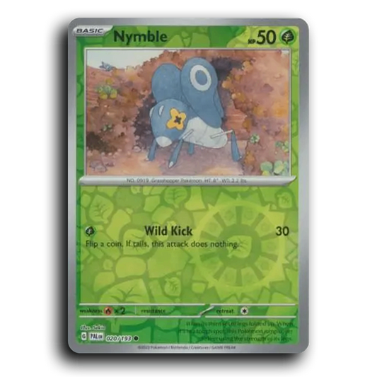 Nymble (020/193) [Paldea Evolved] Common Pokemon Card TCG Near Mint NM Reverse Holo