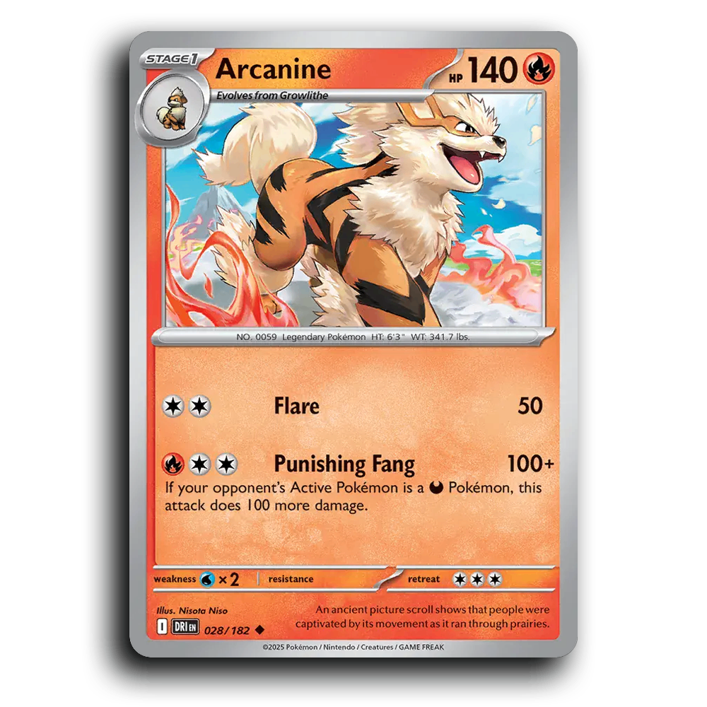 Arcanine - 028/182 [Destined Rivals]