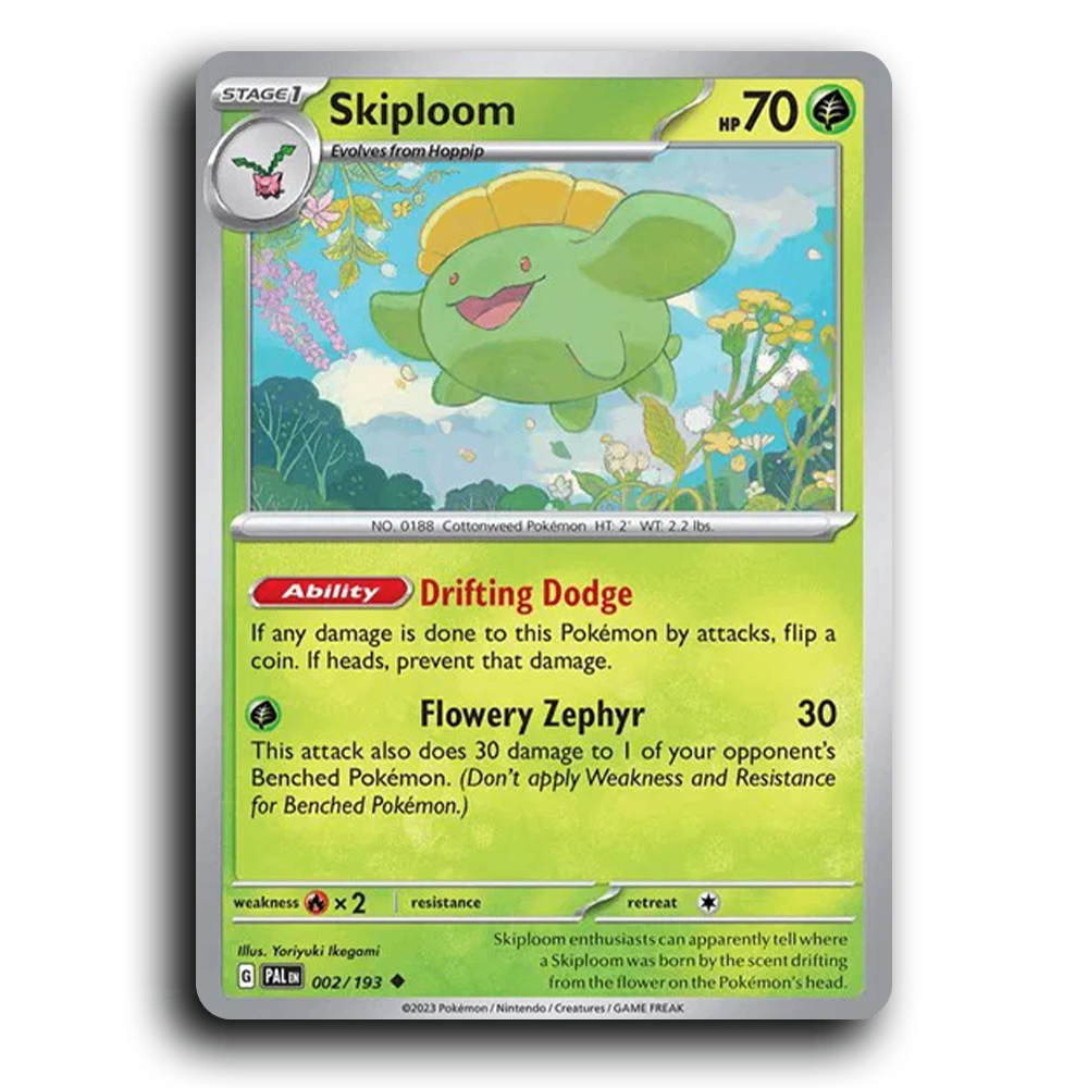 Skiploom (002/193) [Paldea Evolved] Uncommon Pokemon Card TCG Near Mint NM