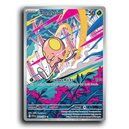 Toedscool (201/198) [Scarlet & Violet] Illustration Rare Akira Komayama Pokemon Card TCG Near Mint NM