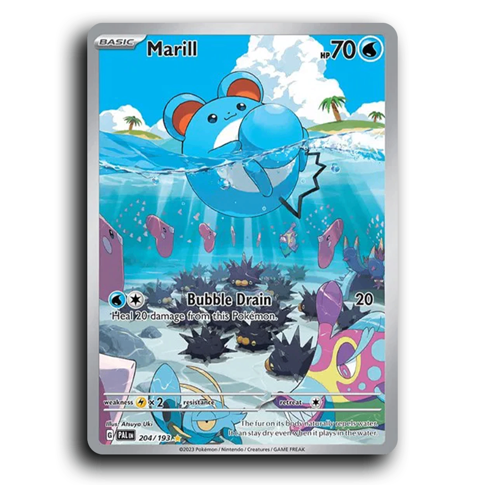 Marill (204/193) [Paldea Evolved] Illustration Rare Pokemon Card TCG Near Mint NM