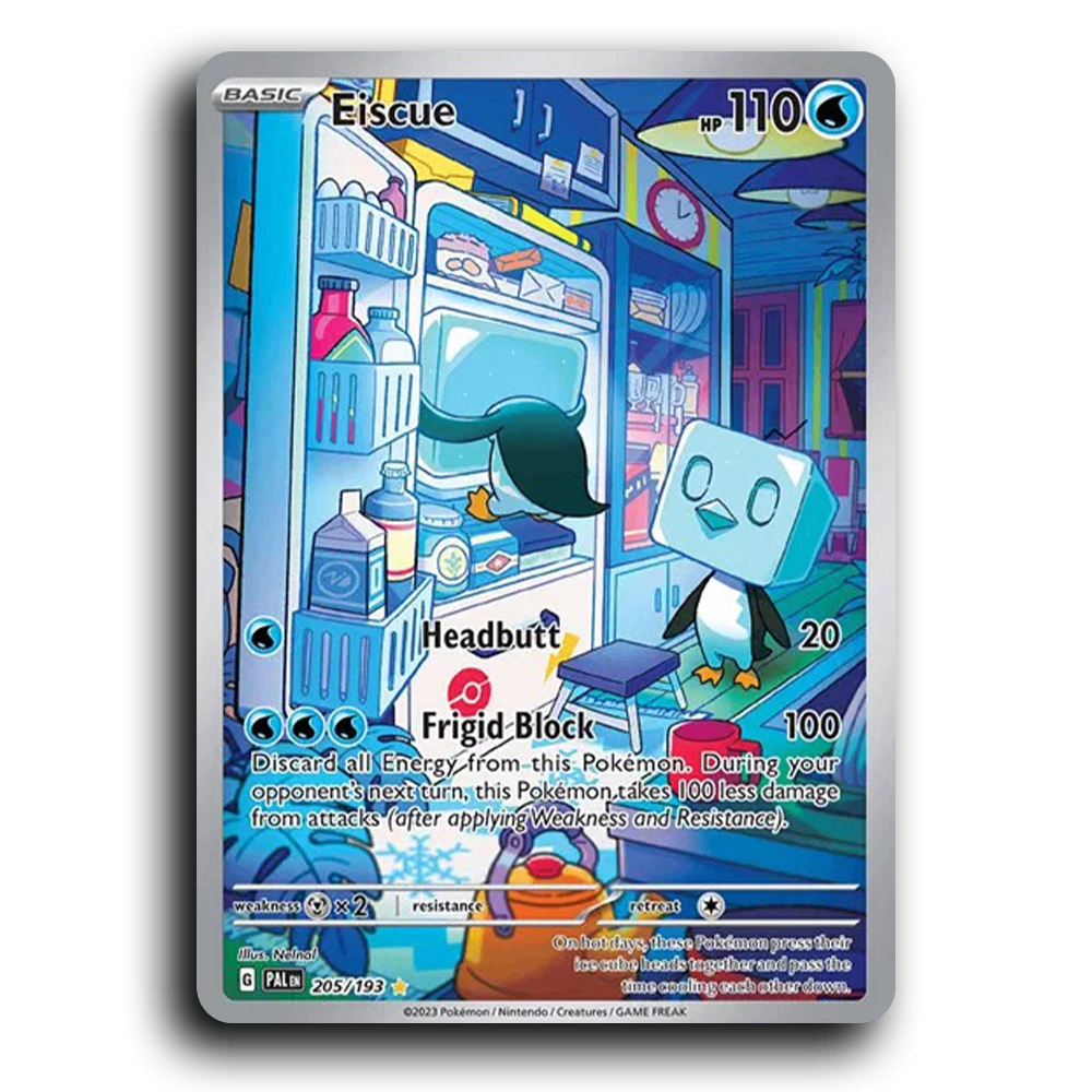 Eiscue (205/193) [Paldea Evolved] Illustration Rare Pokemon Card TCG Near Mint NM