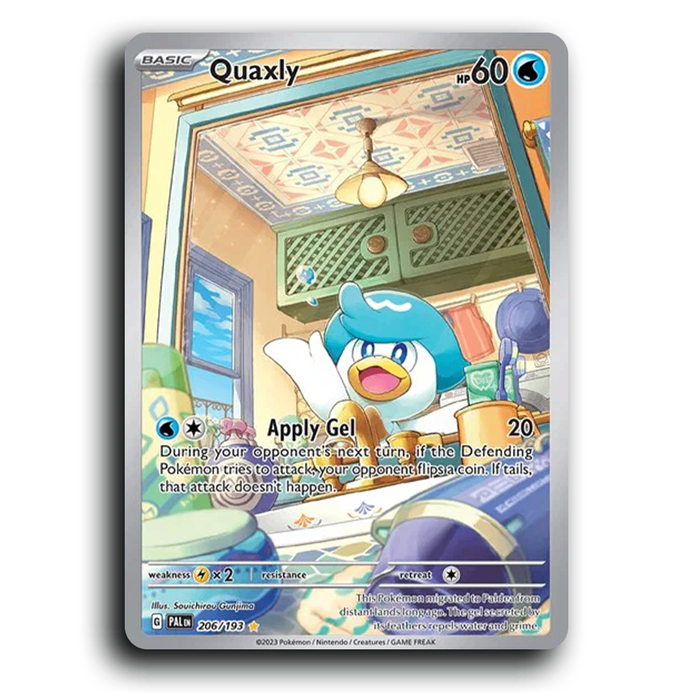 Quaxly (206/193) [Paldea Evolved] Illustration Rare Pokemon Card TCG Near Mint NM