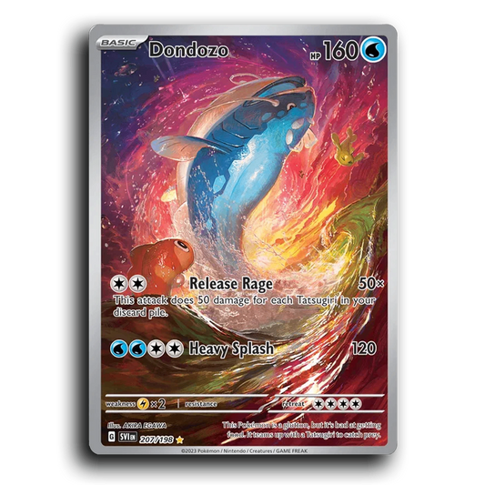 Dondozo (207/198) [Scarlet & Violet] Illustration Rare AKIRA EGAWA Pokemon Card TCG Near Mint NM