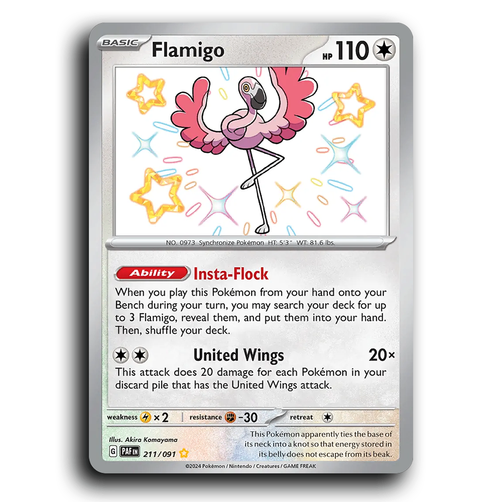 Flamigo (211/091) [Paldean Fates]