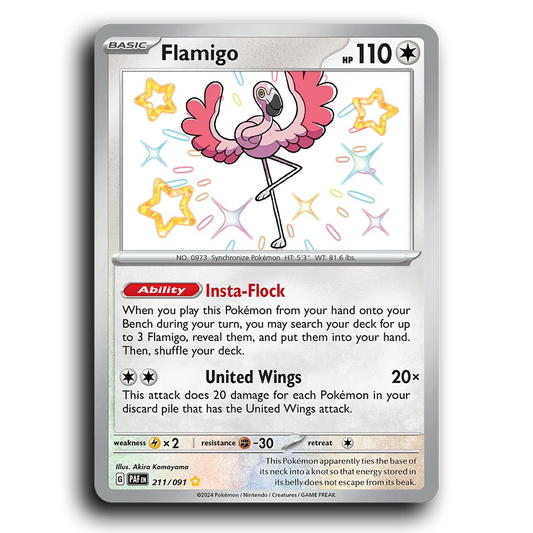 Flamigo (211/091) [Paldean Fates]