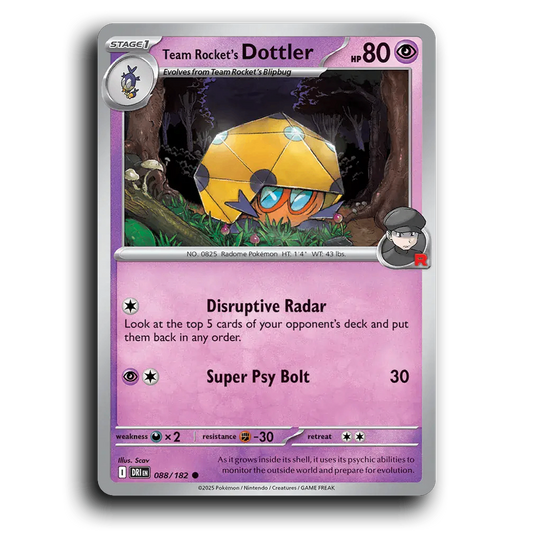 Team Rocket's Dottler - 088/182 [SV10 - Destined Rivals]