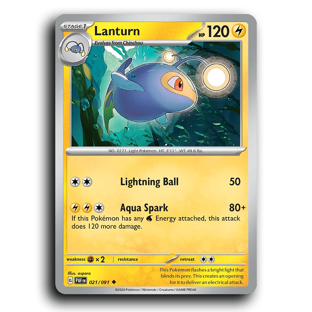 Lanturn (021/091) [Paldean Fates]