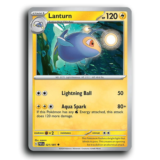 Lanturn (021/091) [Paldean Fates]