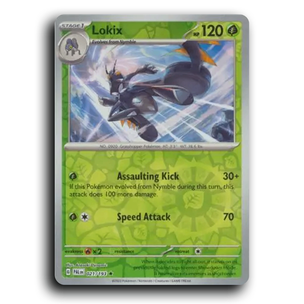 Lokix (021/193) [Paldea Evolved] Rare Pokemon Card TCG Near Mint NM Reverse Holo