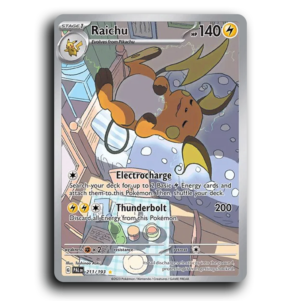 Raichu (211/193) [Paldea Evolved] Illustration Rare Pokemon Card TCG Near Mint NM