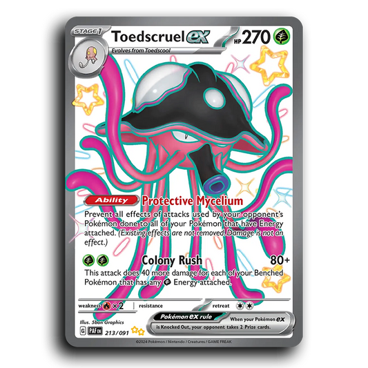 Toedscruel ex (213/091) [Paldean Fates]