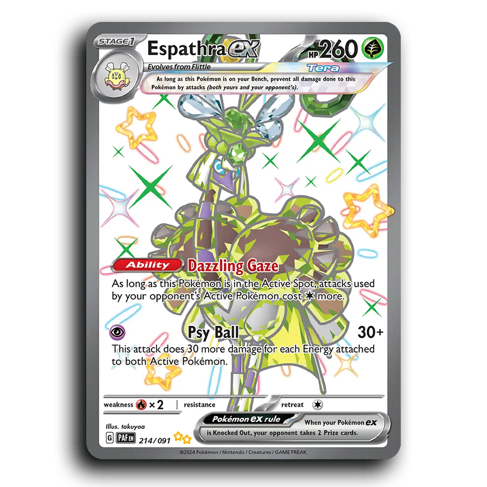 Espathra ex (214/091) [Paldean Fates]