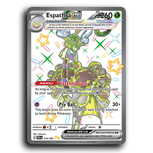 Espathra ex (214/091) [Paldean Fates]
