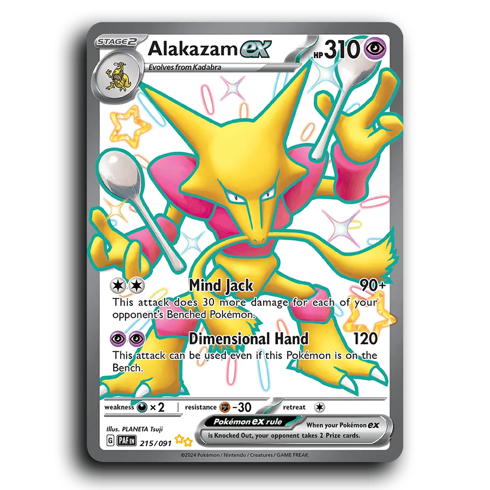 Alakazam ex (215/091) [Paldean Fates]