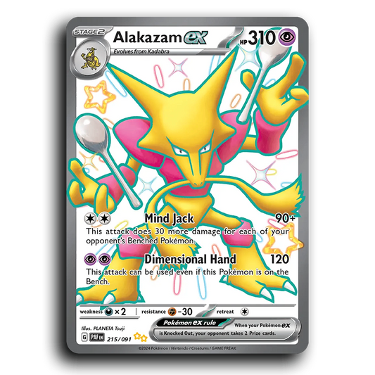 Alakazam ex (215/091) [Paldean Fates]