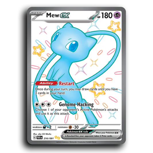 Mew ex (216/091) [Paldean Fates]