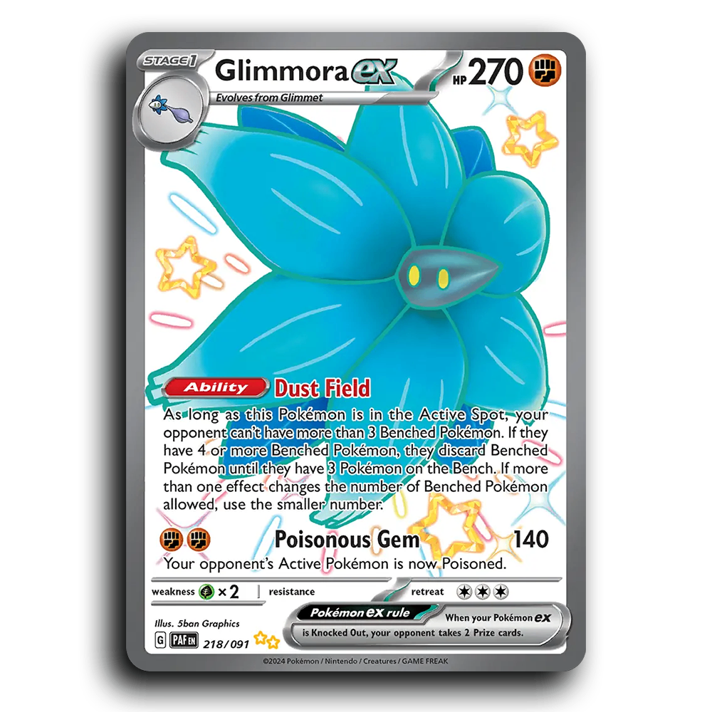 Glimmora ex (218/091) [Paldean Fates]