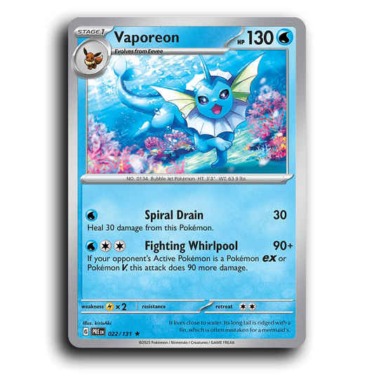 Vaporeon - 022/131 [Prismatic Evolutions]