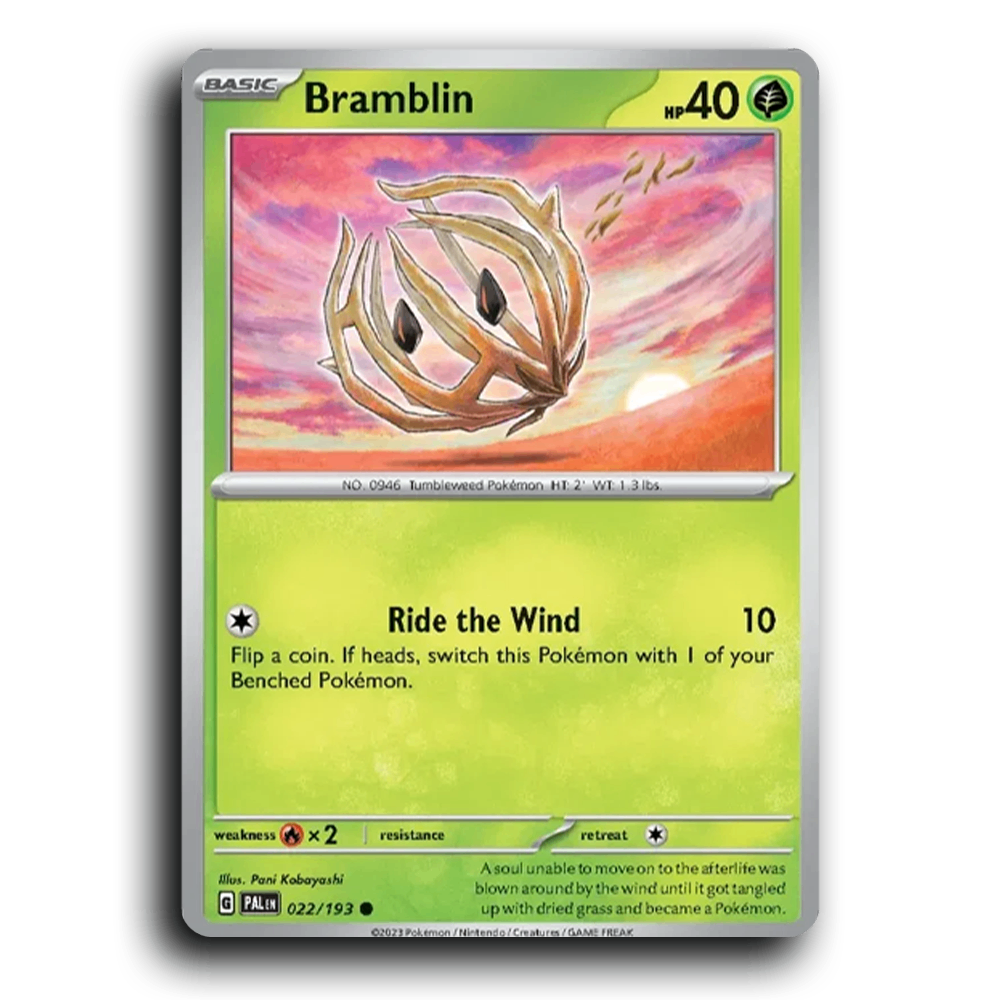 Bramblin (022/193) [Paldea Evolved] Common Pokemon Card TCG Near Mint NM