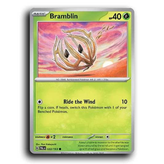 Bramblin (022/193) [Paldea Evolved] Common Pokemon Card TCG Near Mint NM