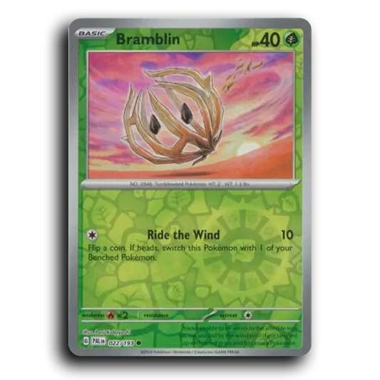 Bramblin (022/193) [Paldea Evolved] Common Pokemon Card TCG Near Mint NM Reverse Holo