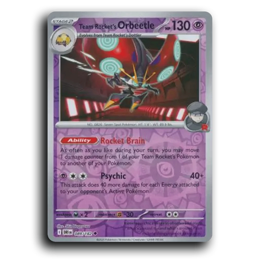 Team Rocket's Orbeetle (089/182) [Destined Rivals]