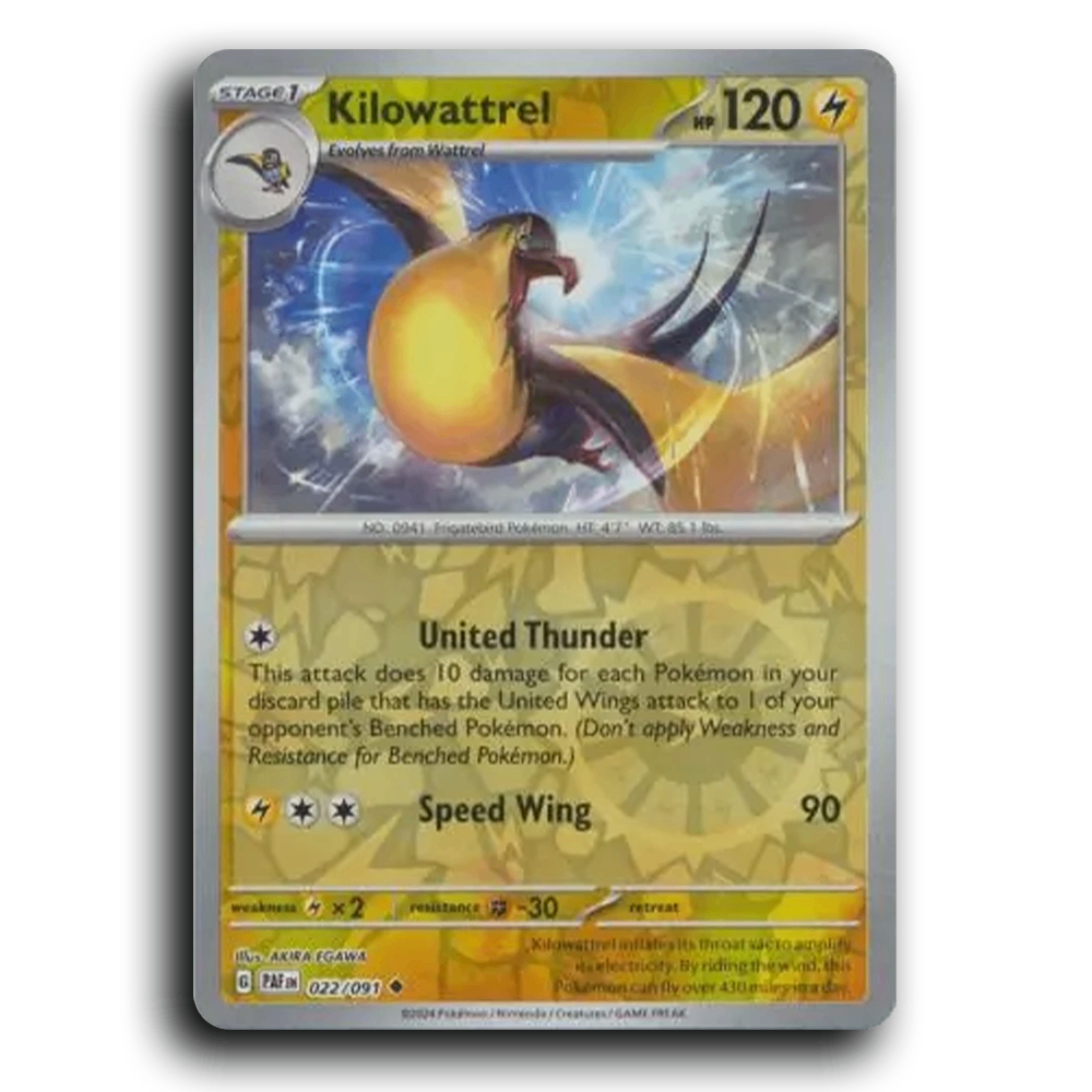 Kilowattrel (022/091) [Paldean Fates]