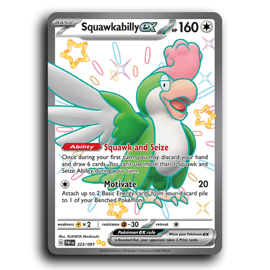 Squawkabilly ex (223/091) [Paldean Fates]