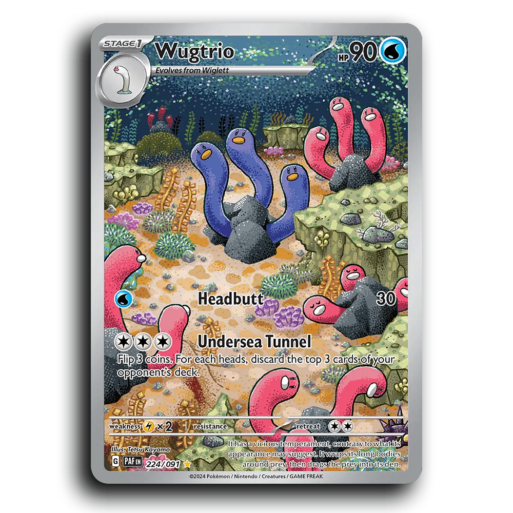Wugtrio (224/091) [Paldean Fates]