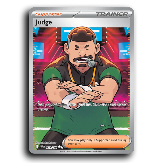 Judge (228/091) [Paldean Fates]