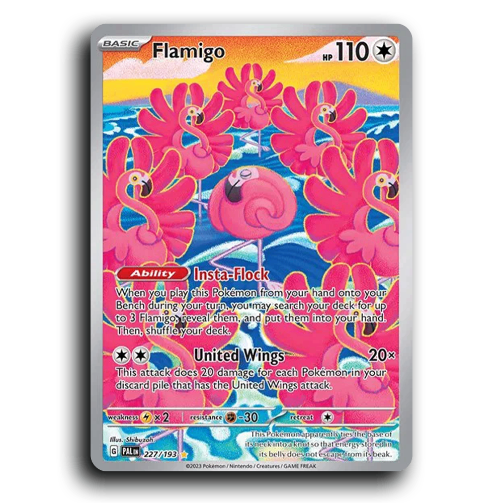 Flamigo (227/193) [Paldea Evolved] Illustration Rare Pokemon Card TCG Near Mint NM