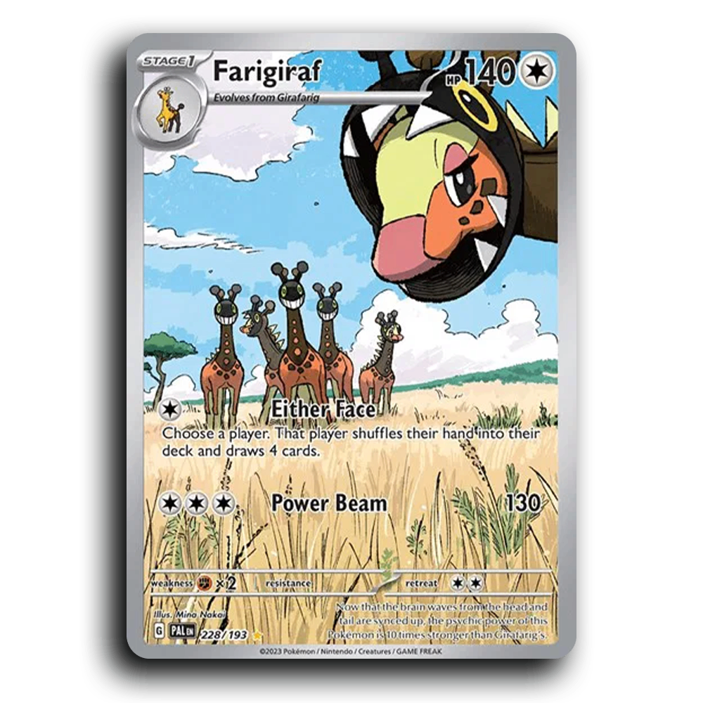 Farigiraf (228/193) [Paldea Evolved] Illustration Rare Pokemon Card TCG Near Mint NM