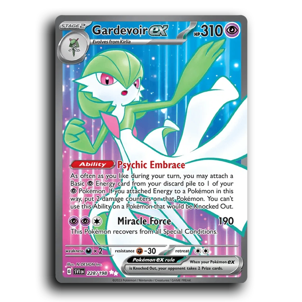 Gardevoir ex (228/198) [Scarlet & Violet] Ultra Rare N-DESIGN Inc. Pokemon Card TCG Near Mint NM