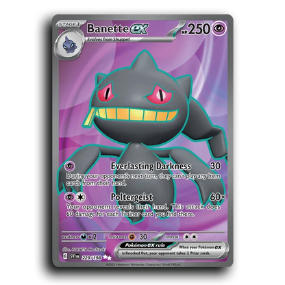 Banette ex (229/198) [Scarlet & Violet] Ultra Rare PLANETA Mochizuki Pokemon Card TCG Near Mint NM