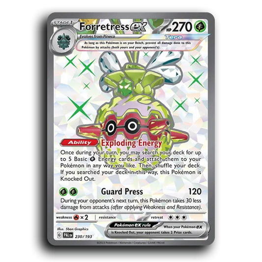 Forretress ex (230/193) [Paldea Evolved] Ultra Rare Pokemon Card TCG Near Mint NM
