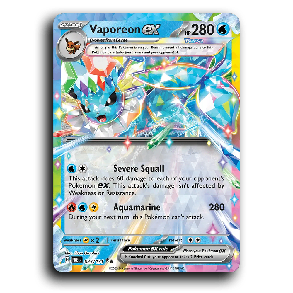 Vaporeon ex - 023/131 [Prismatic Evolutions]