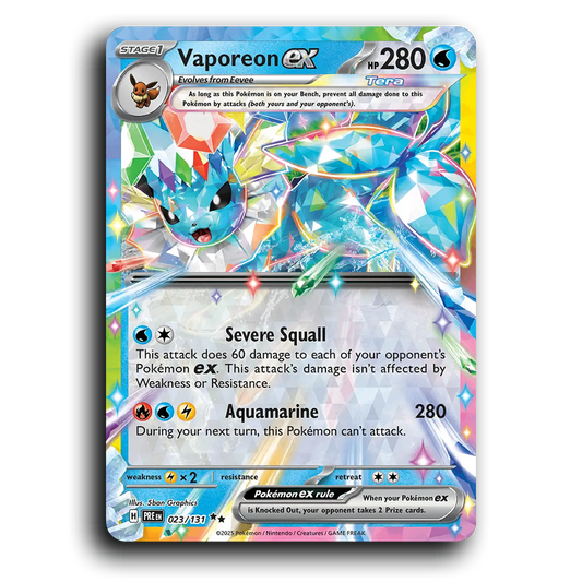 Vaporeon ex - 023/131 [Prismatic Evolutions]