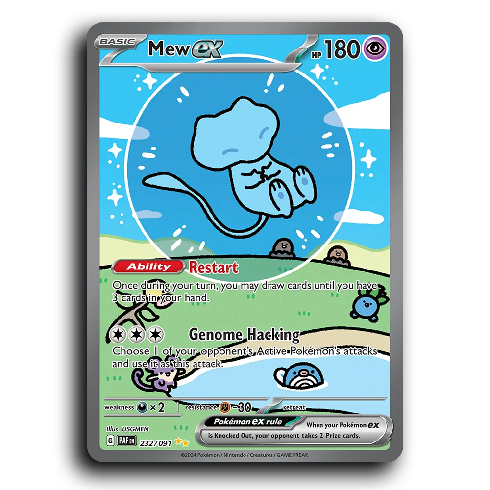Mew ex (232/091) [Paldean Fates]
