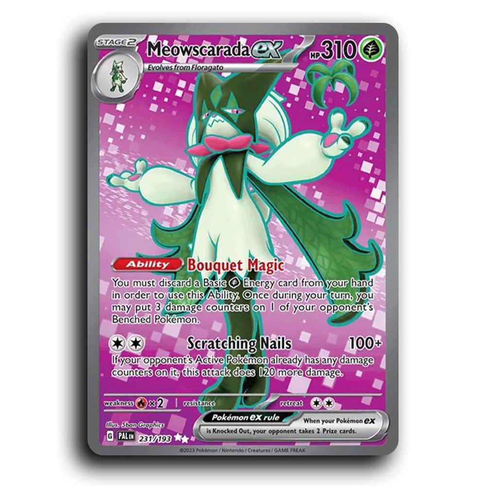Meowscarada ex (231/193) [Paldea Evolved] Ultra Rare Pokemon Card TCG Near Mint NM