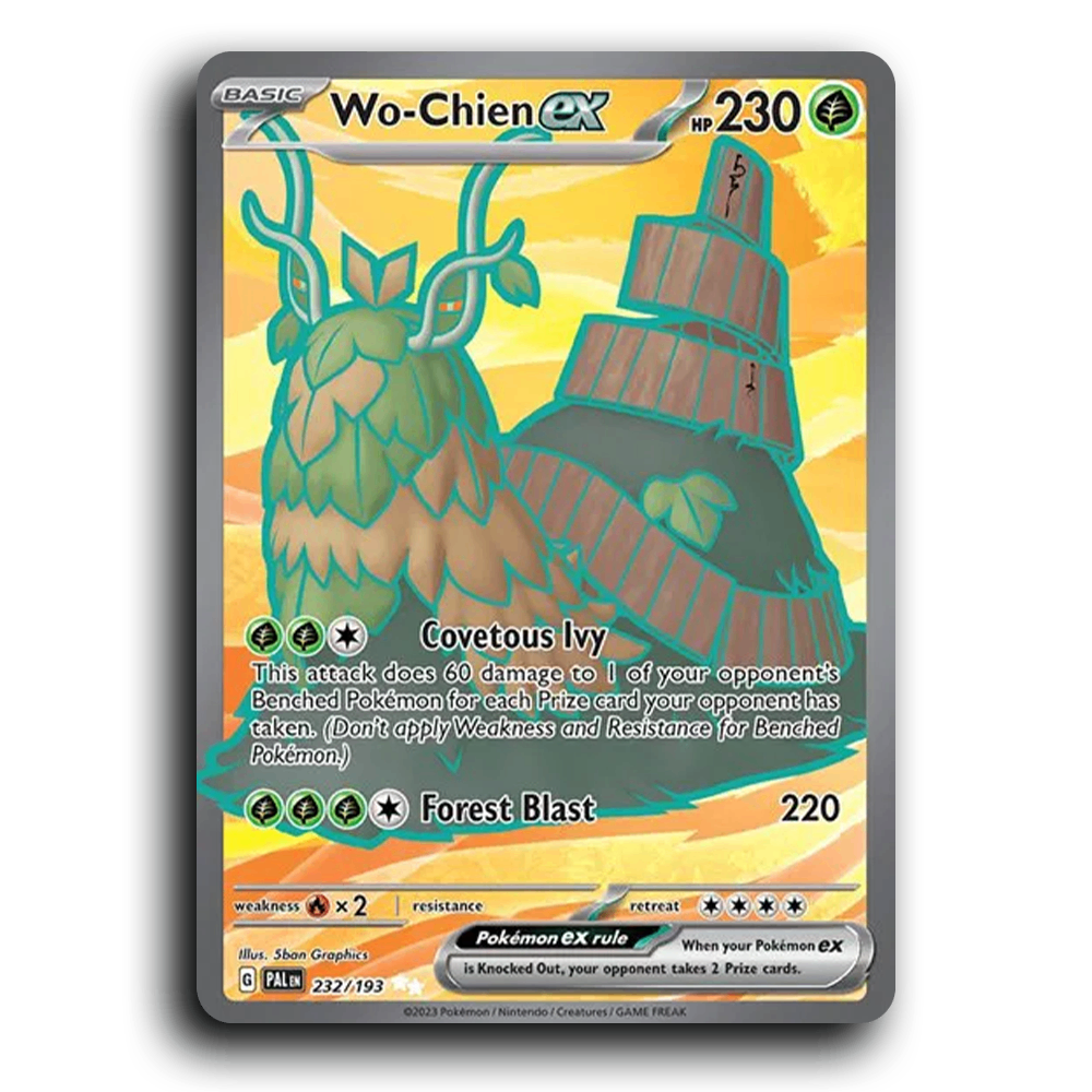 Wo-Chien ex (232/193) [Paldea Evolved] Ultra Rare Pokemon Card TCG Near Mint NM