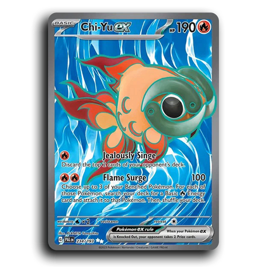 Chi-Yu ex (234/193) [Paldea Evolved] Ultra Rare Pokemon Card TCG Near Mint NM