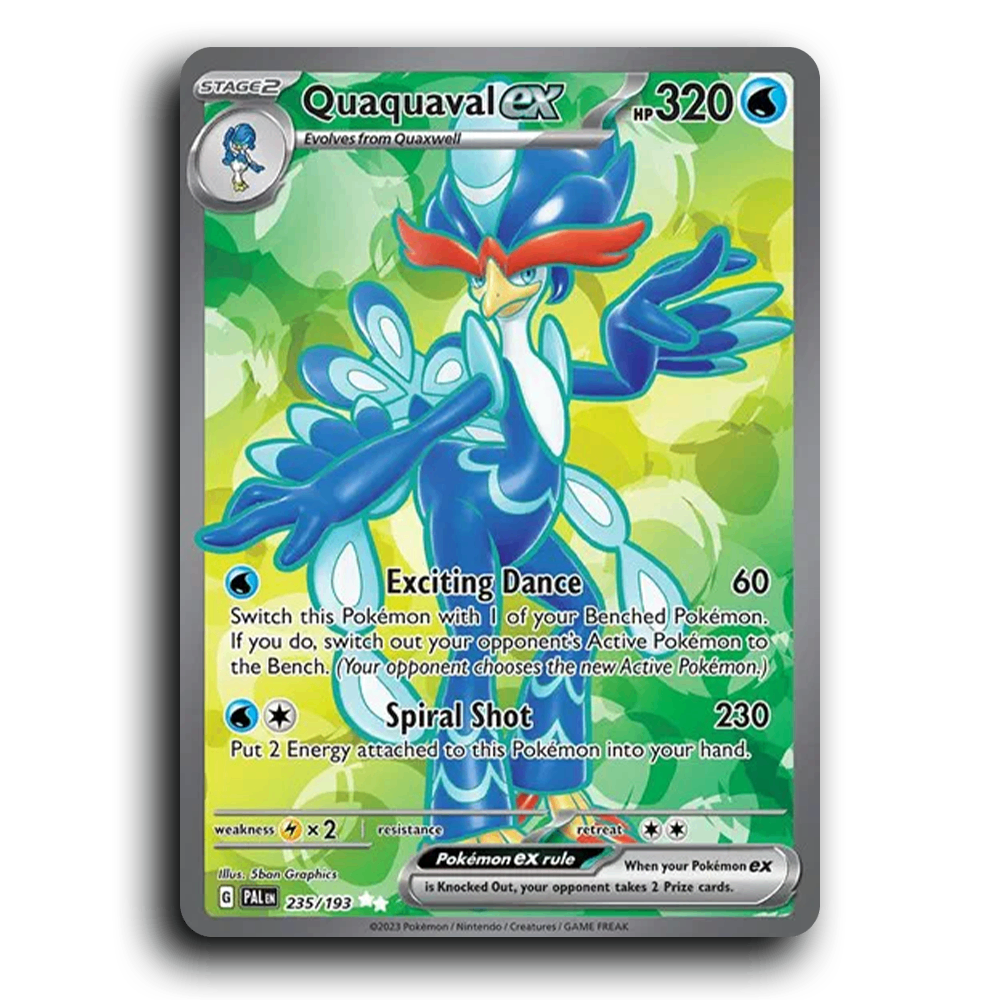 Quaquaval ex (235/193) [Paldea Evolved] Ultra Rare Pokemon Card TCG Near Mint NM