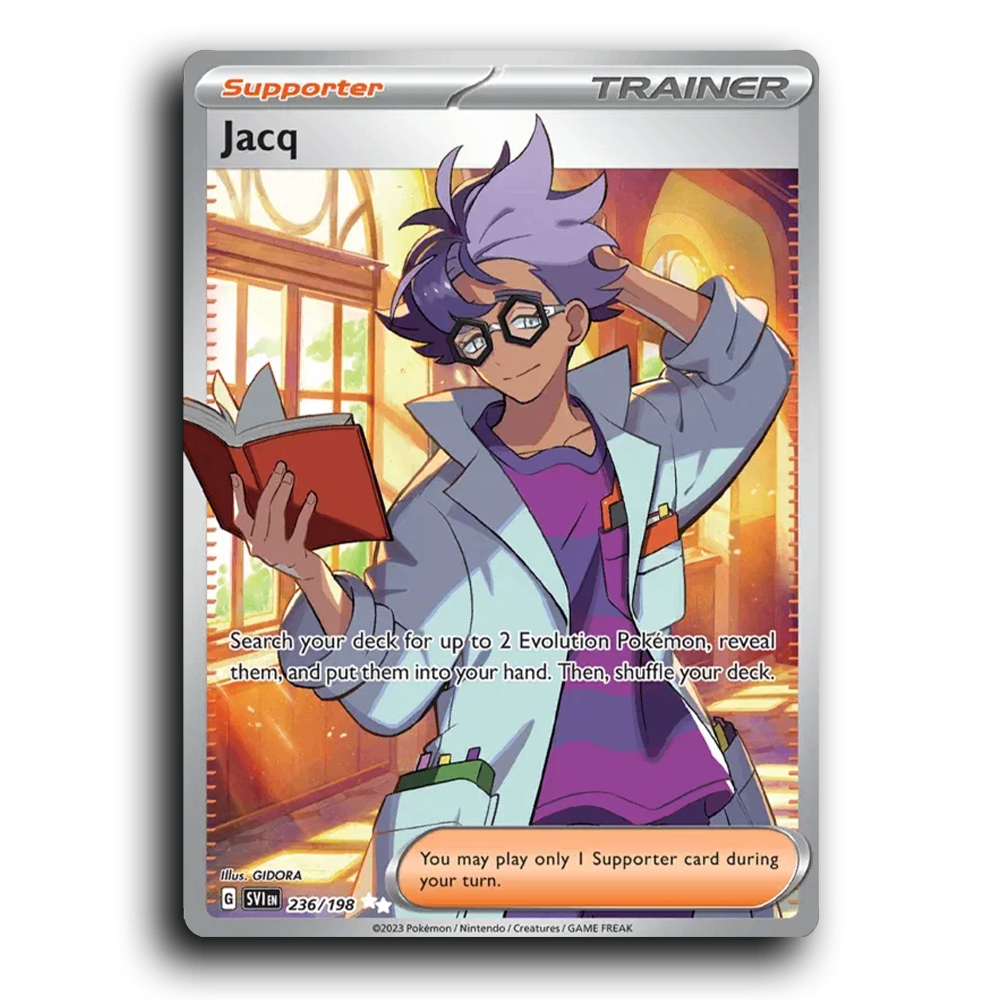 Jacq (236/198) [Scarlet & Violet] Ultra Rare GIDORA Pokemon Card TCG Near Mint NM